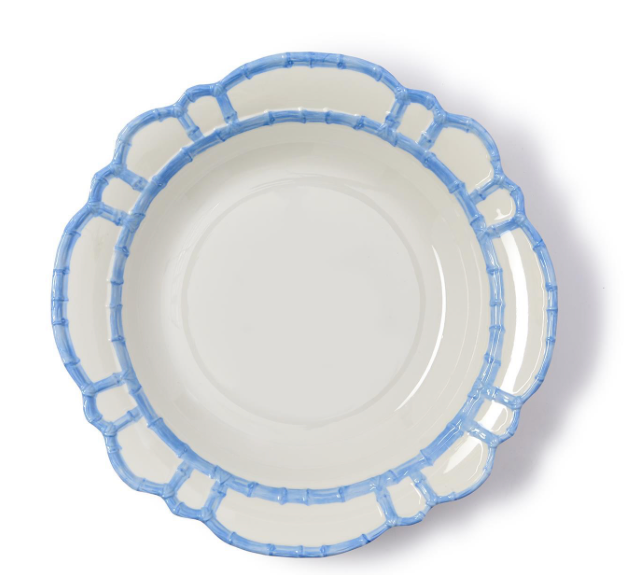 FRENCH BLUE BAMBOO TOUCH BOWL