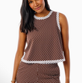 Sleeveless Lennon Top