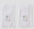 Scallop Powder Bath Towels (pair)