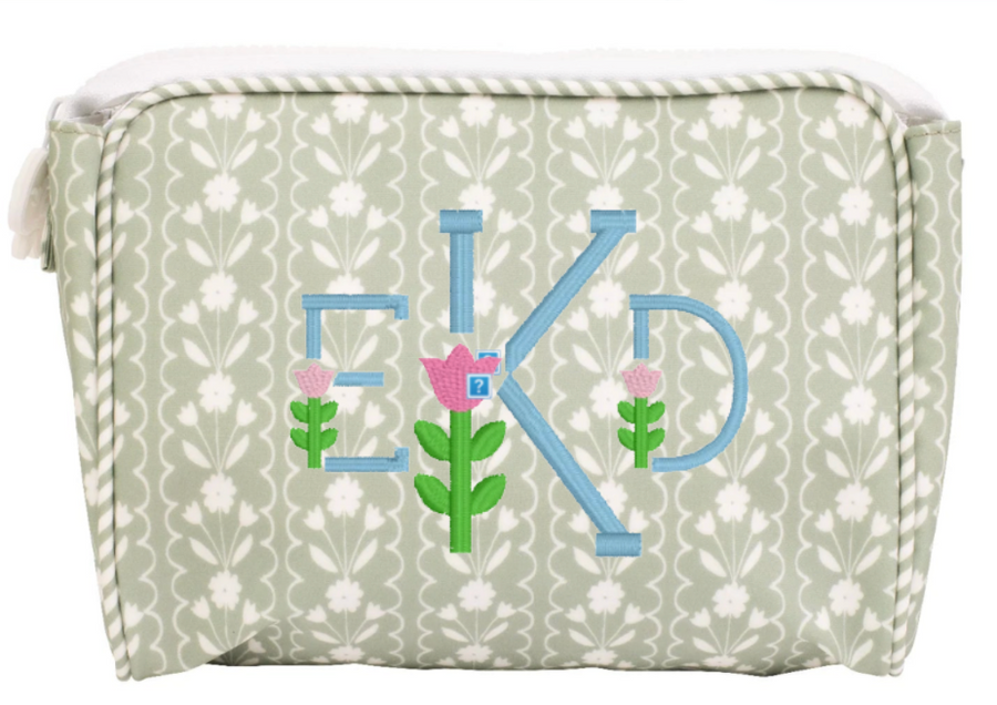 The Go Bag Small in Sage Floral