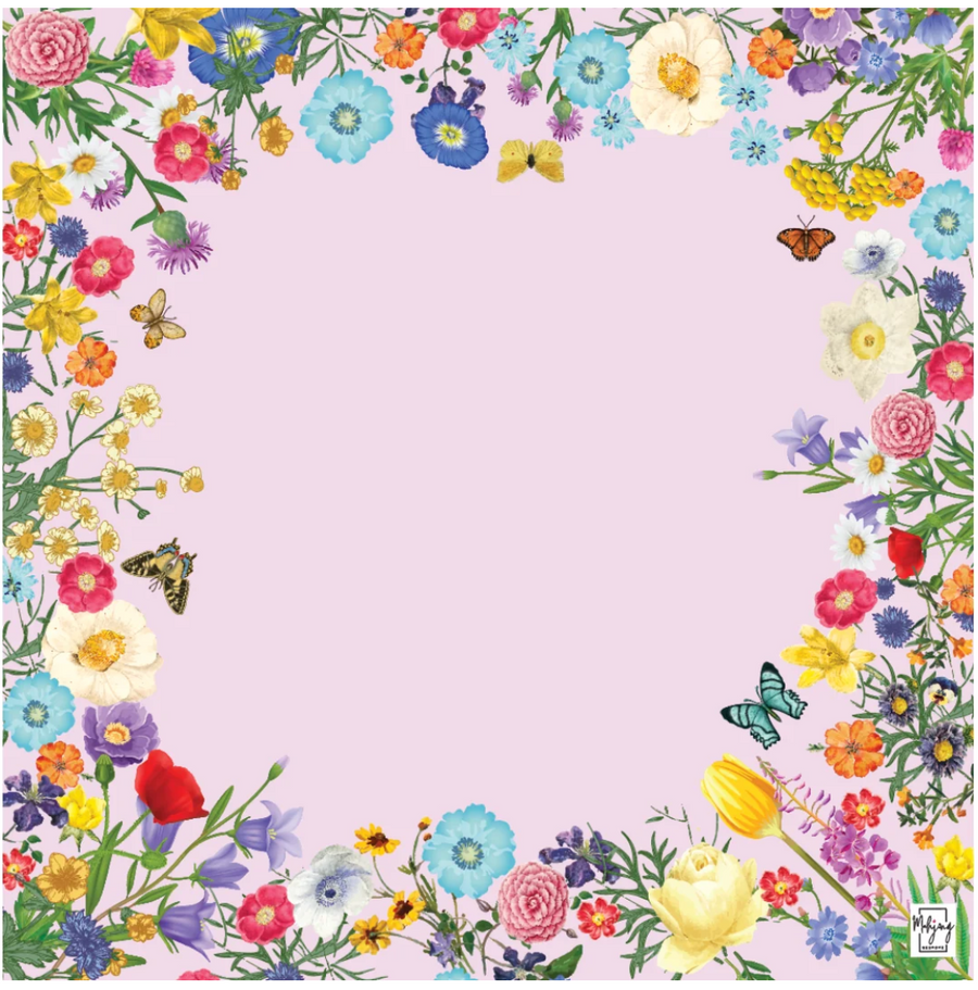 Preppy Pink Garden Mat