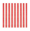 MELOGRANO STRIPE RED-PAPER LINEN Guest Towels