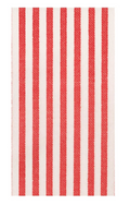 MELOGRANO STRIPE RED-PAPER LINEN Guest Towels