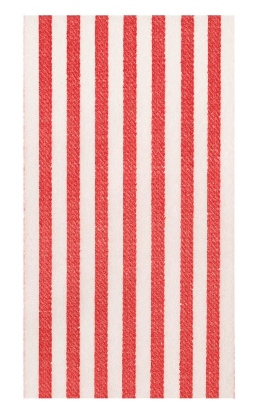 MELOGRANO STRIPE RED-PAPER LINEN Guest Towels