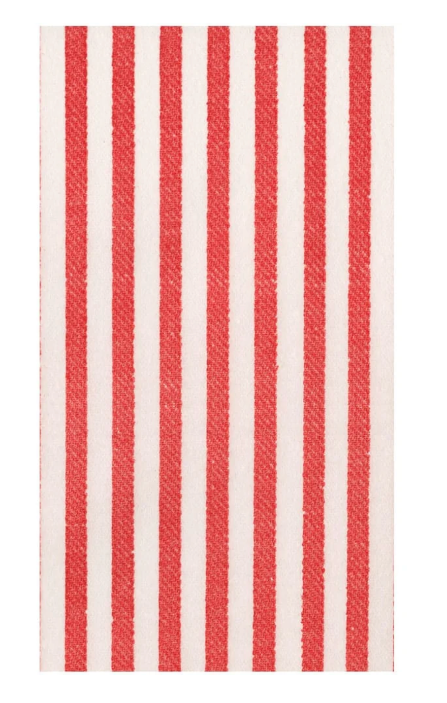 MELOGRANO STRIPE RED-PAPER LINEN Guest Towels