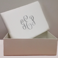 Monogram Wedding or Child Keepsake Box