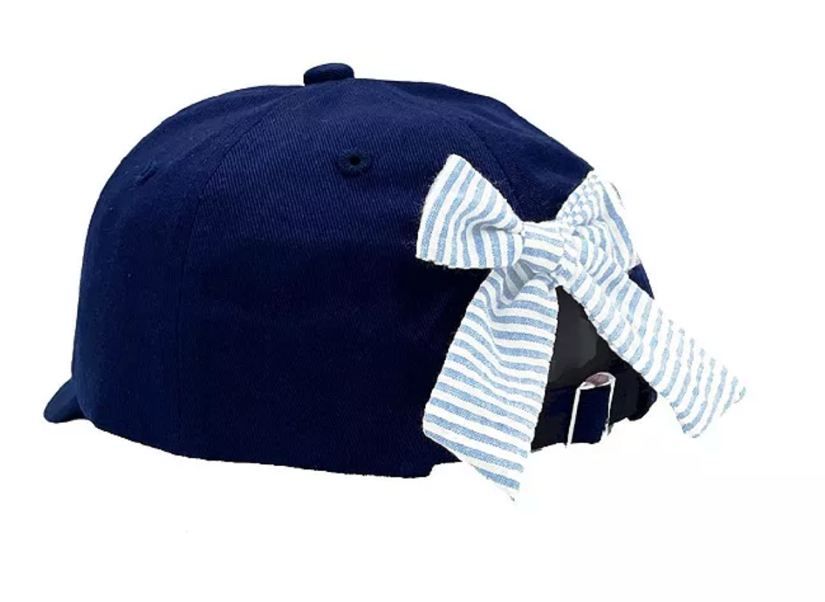 Girls' Baseball Hats & Visors with Bow