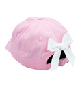 Women's Bow Baseball Hat - Pink