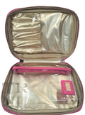 TRVL Luxe Woven Zip Make Up Bag
