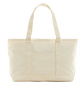Coated Canvas Midi Tote