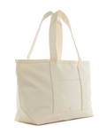 Coated Canvas Midi Tote