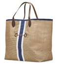 Horse Country Jute Tote