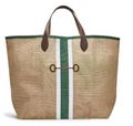 Horse Country Jute Tote