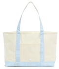 Medium Midi Coated Canvas Trim Tote