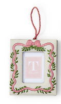 Holiday Memories Embroidered Photo Frame Ornaments