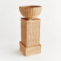 CHARLESTON RATTAN PEDESTAL TALL