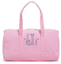 Pink Gingham Duffel
