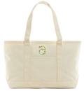 Coated Canvas Midi Tote