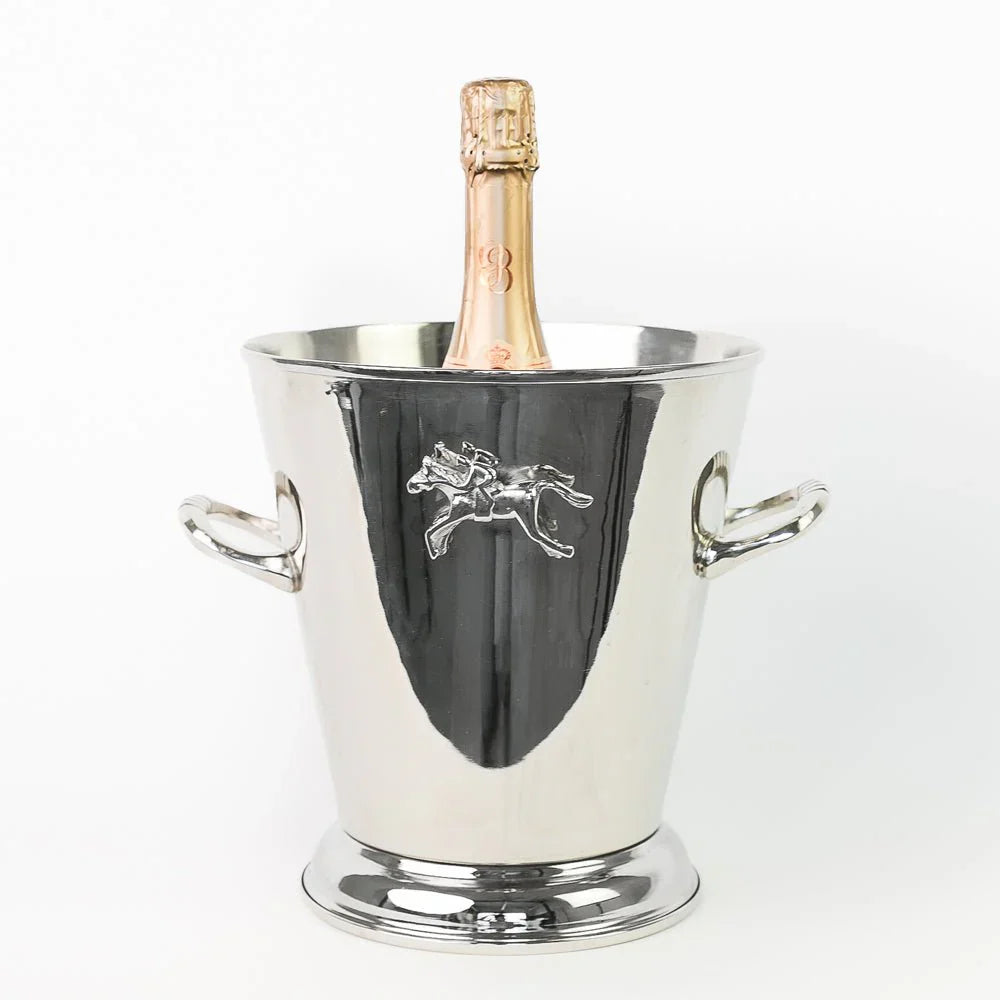Silver Jockey Handle Ice Bucket