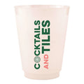 Cocktails and Tiles Frosted Cups