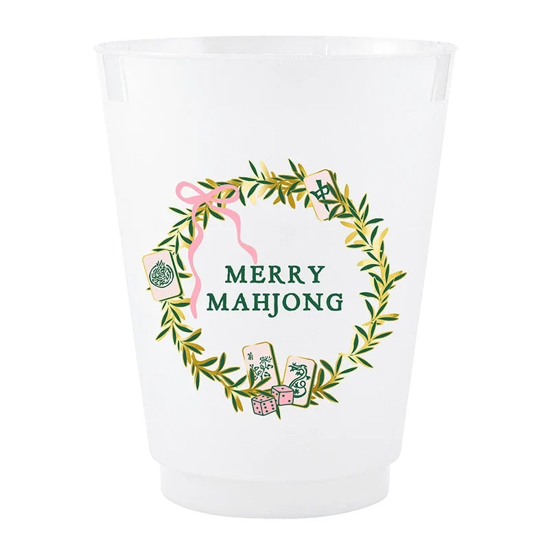 Christmas Gold Foil Frost Cups