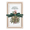 Christmas Ceramic Guest Napkin Tray + Napkins