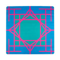 Teal Garden Double Sided Mahjong Mat