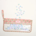 Everbloom Dusty Rose Mahjong Tile Keeper Pouch