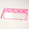 Poppin' Petals Hot Pink Mahjong Tile Keeper Pouch