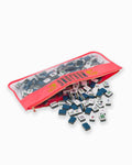 Hot Coral Pagoda Mahjong Bag