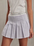 Toyah High-Rise Skort 14.5" Xenon Blue Pinstripe