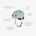 BANWOOD ECORIDE PACK - SCOOTER & HELMET - CLAY