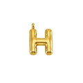 Puffy Gold Letter Pendant