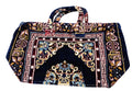 Polyester Cotton Rug Fabric Bag Navy Blue
