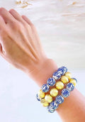 Georgia Chinoiserie Beaded Bracelet