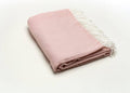 Fringed Herringbone Throws