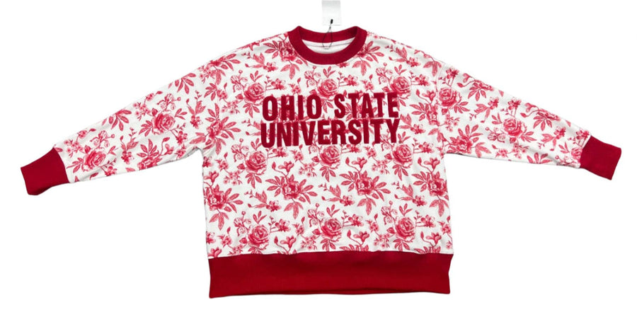 Ohio State Floral Toile Sweatshirt
