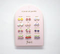 Stainless steel earrings for kids - A year of fruity Poetry
