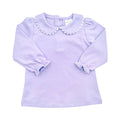 Shirt- Scalloped Collared LS