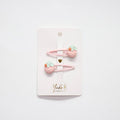 Premium Children's Barrettes - Strawberries