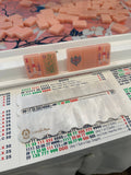 White Pearl Mahjong Line Reader with Gold