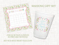 Mahjong Gift Set, Mahjong Scorecard Notepad & Frosted Cups Set