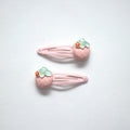 Premium Children's Barrettes - Strawberries
