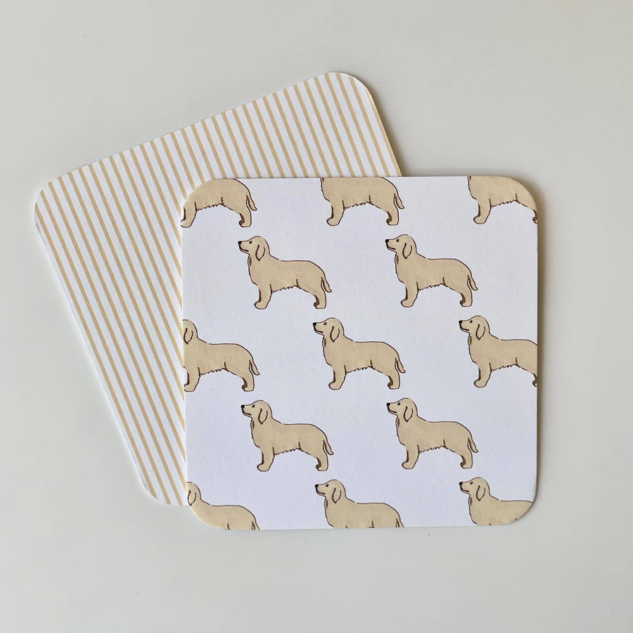 Golden Retriever - Paper Coasters