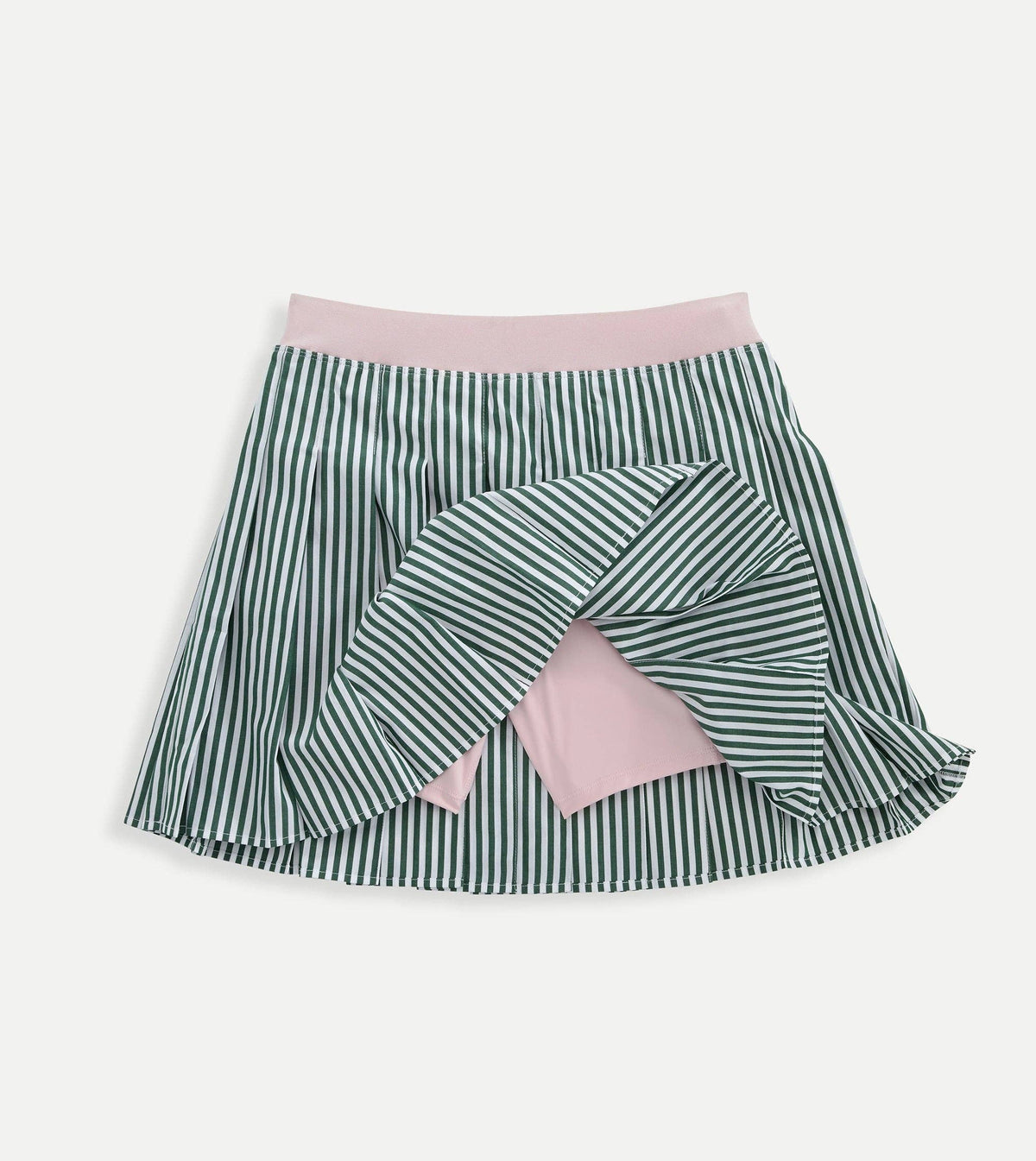 Pleated Poplin Skort