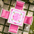 A Mahjong Soirée Mat – Pink Celebration Party Table Mat