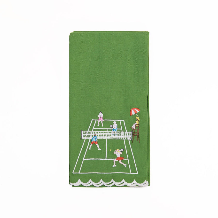 Playing Doubles tea towels