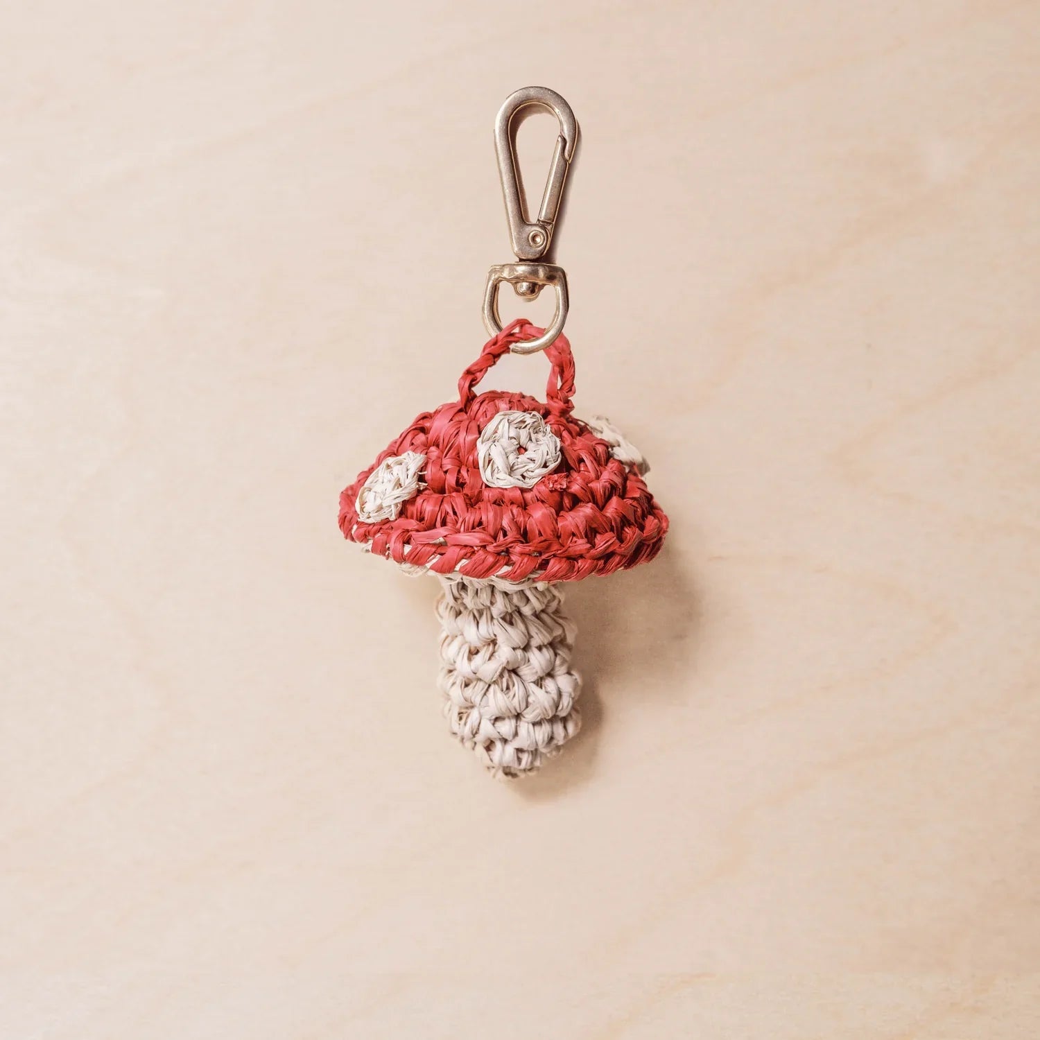 Mushroom Bag Charm - Handmade Bag Decor