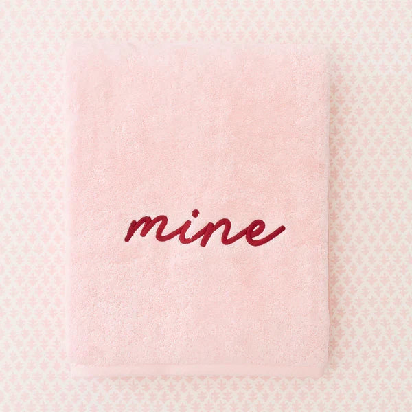 Weezie Basic Bath Sheet Ballet Pink