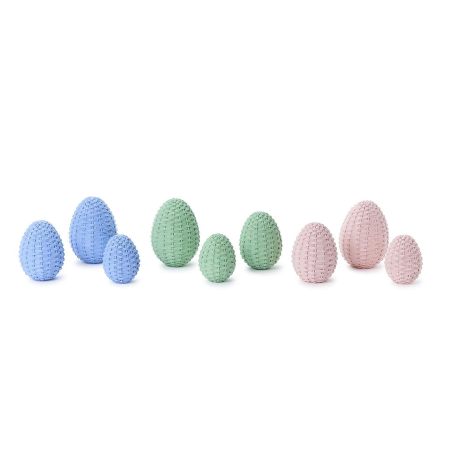 Basket Weave Easter Eggs (Set of 3)